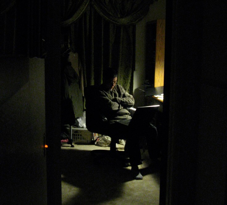 His English is limited, and the "new" strategy is a hit or miss with us. Sometimes it was awesome fruit snacks, and other times it was bran cereal. About five times a day, you'll find him falling asleep somewhere. Staying on top of the news and the latest snacks is hard work.